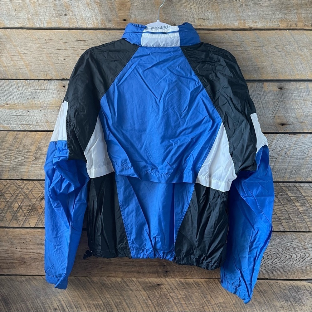 Vintage Nike Jacket Adult Small Colorblock Windbreaker Track Blue Full Zip 90’s - Picture 2 of 12
